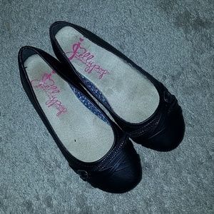 Jellypop black flats